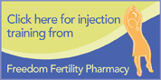 Instructions from Freedom Fertility Pharmacy
